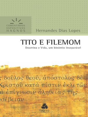 cover image of Tito e Filemom